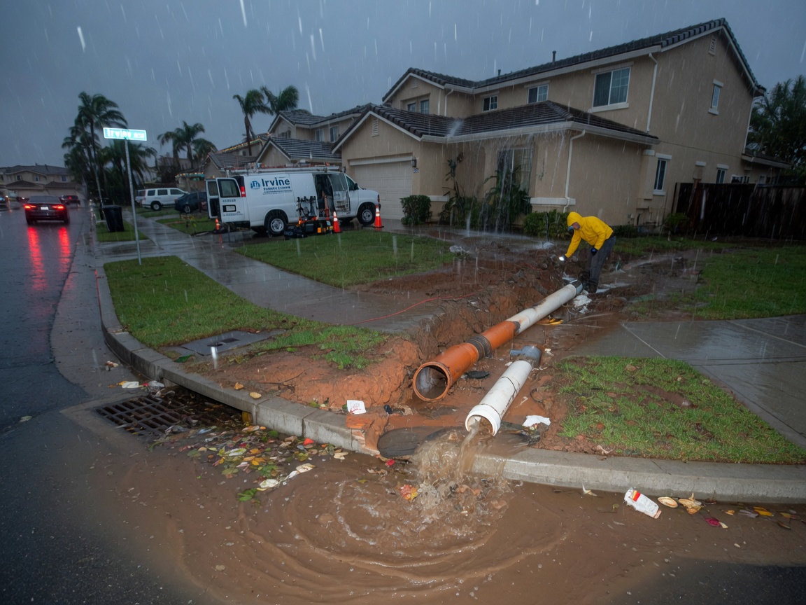 How Winter Rains Impact Sewer Lines in Irvine Homes