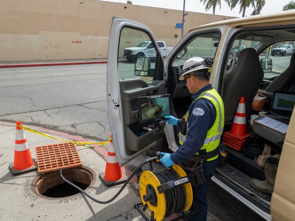 Sewer Camera Inspection in Orange County, CA